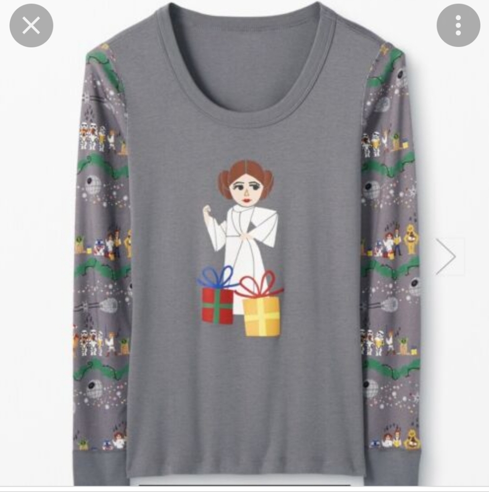 NWT Hanna Andersson Star Wars Long John Top.